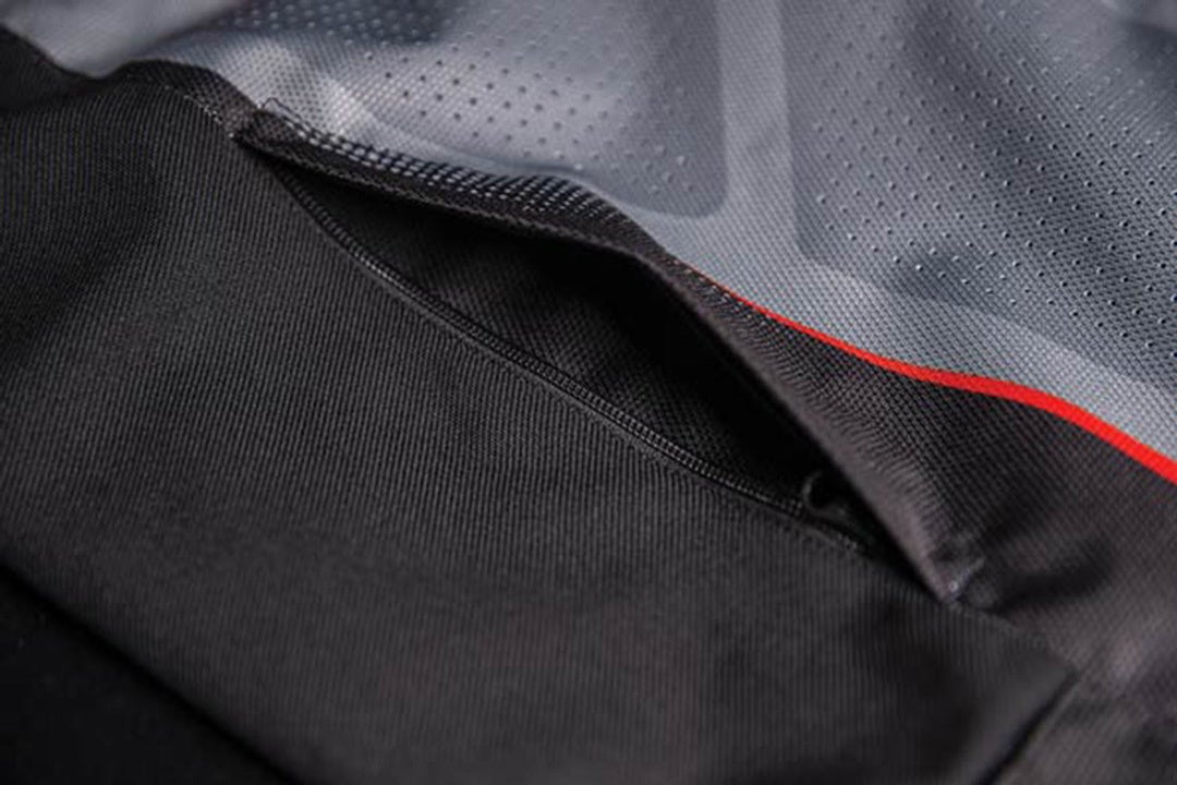 Icon Hooligan Ultrabolt Motorcycle Textile Jacket black/grey/red XXL Figure 11
