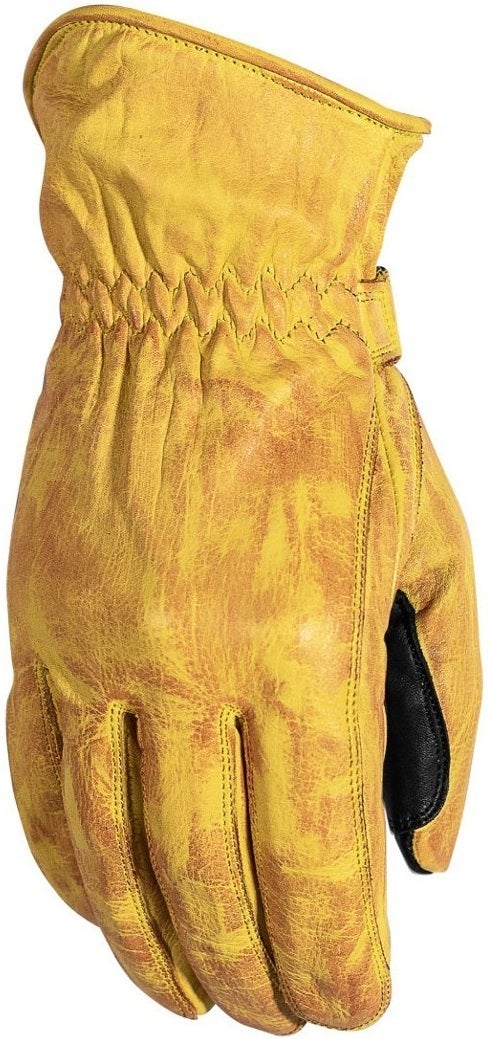 Rusty Stitches Johnny Gants de moto jaune/noir L Figure 1