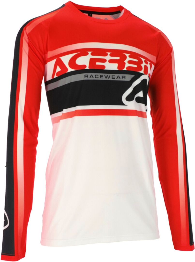 Acerbis MX Linear Lugo Motorcross Jersey wit/rood M Figuur 1