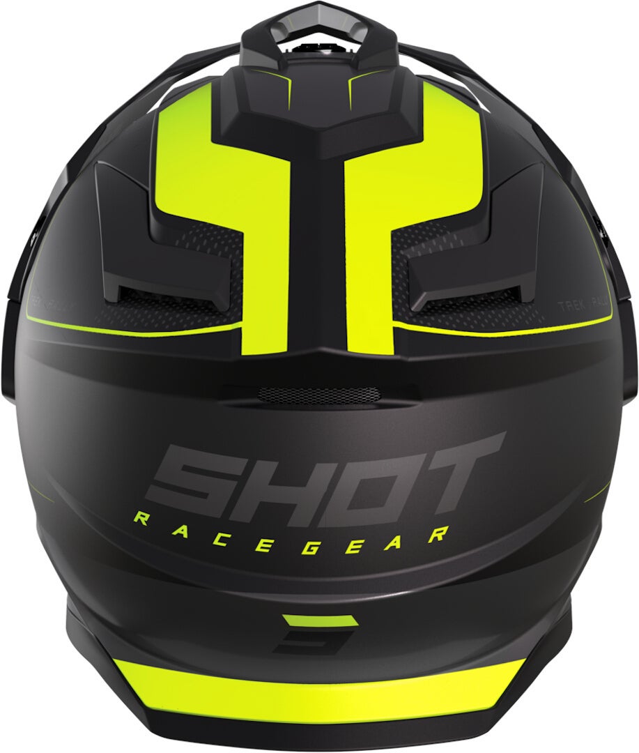 Shot Trek Rally Motocross hjelm sort mat/gul L (59/60) Figur 2
