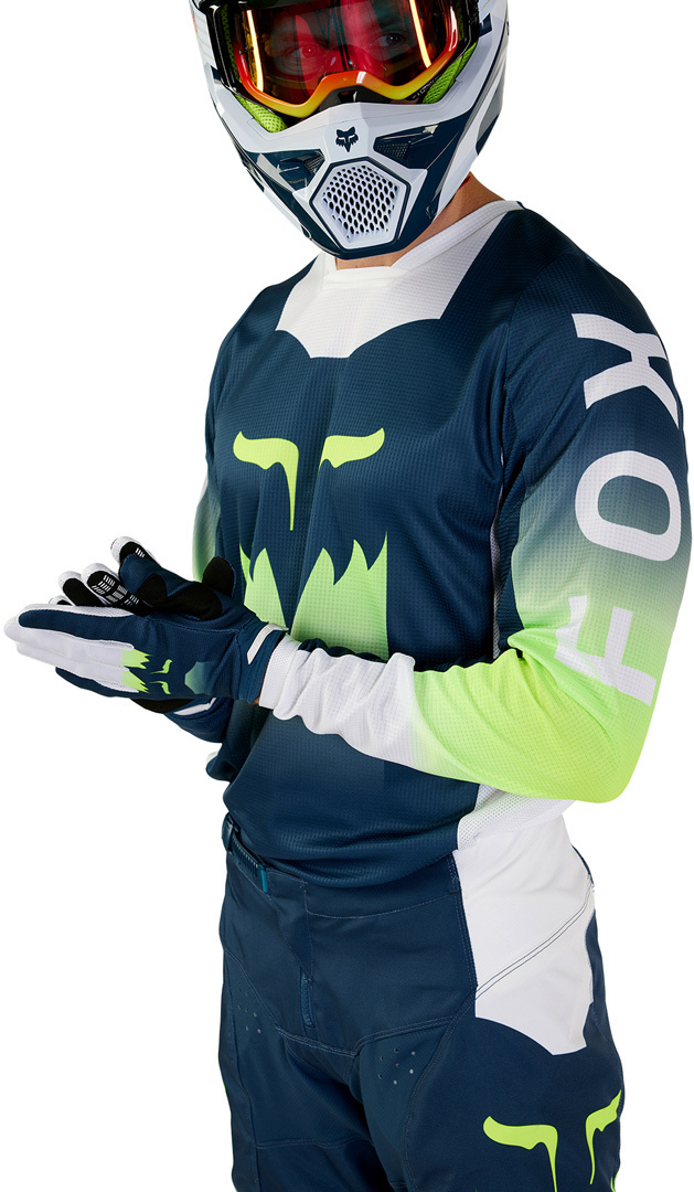 FOX 180 Flora Motocross Jersey dunkelblau L Abbildung 4