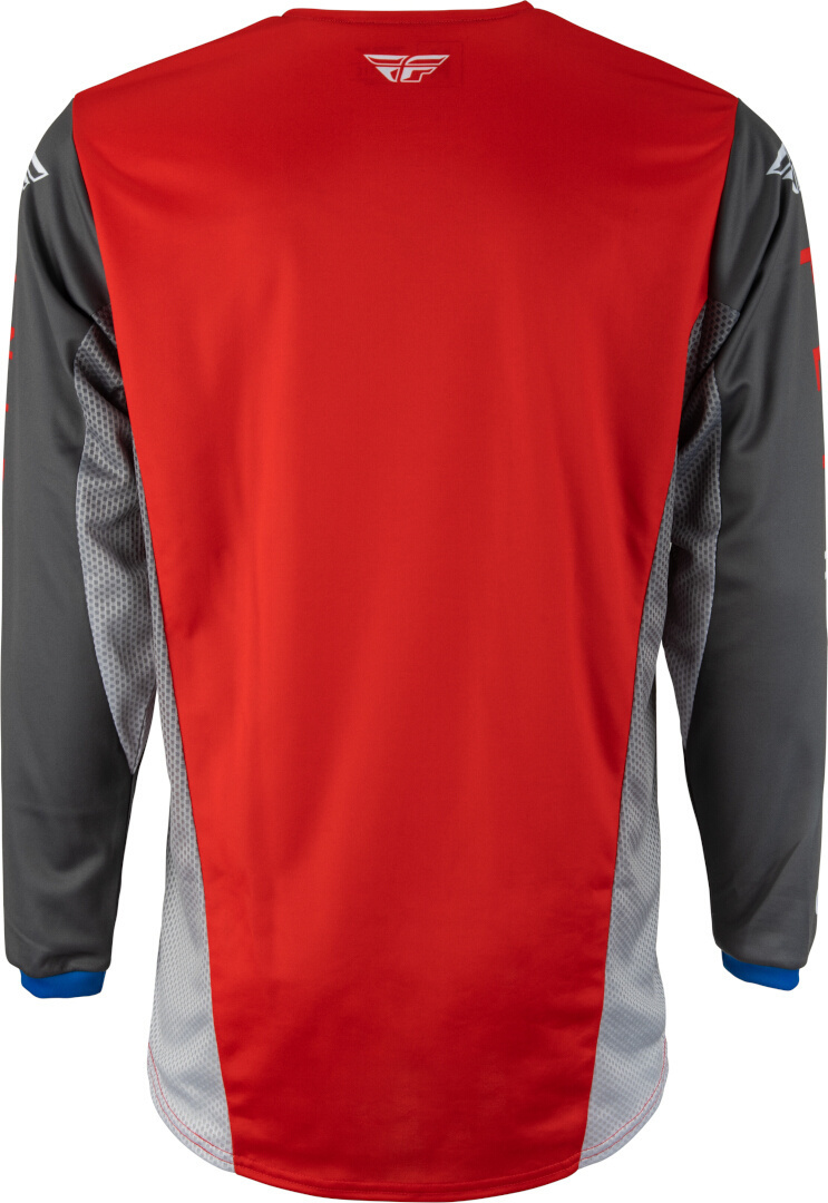 Fly Racing Kinetic Kore Tricou de motocross Roșu/Gri M Figura 2