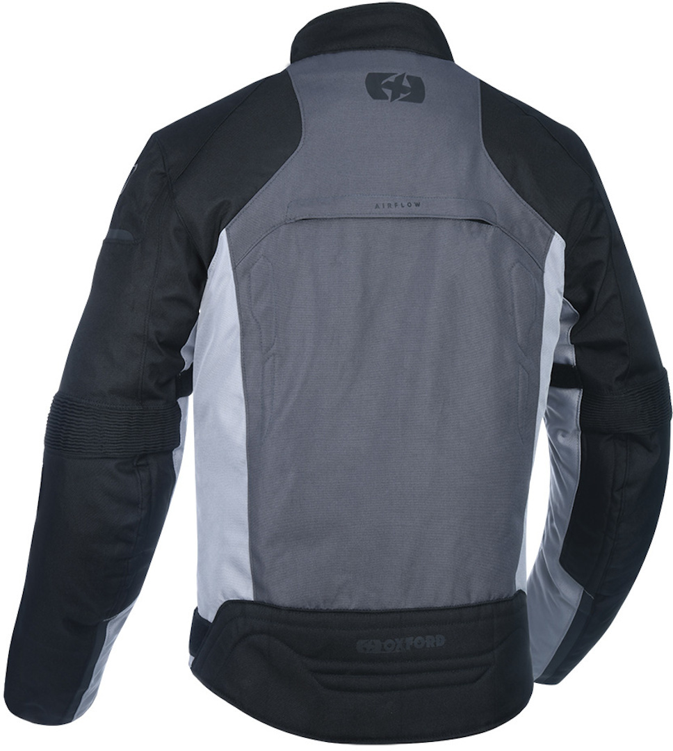 Oxford Delta Motorcycle Textile Jacket black/grey/red M Figure 2