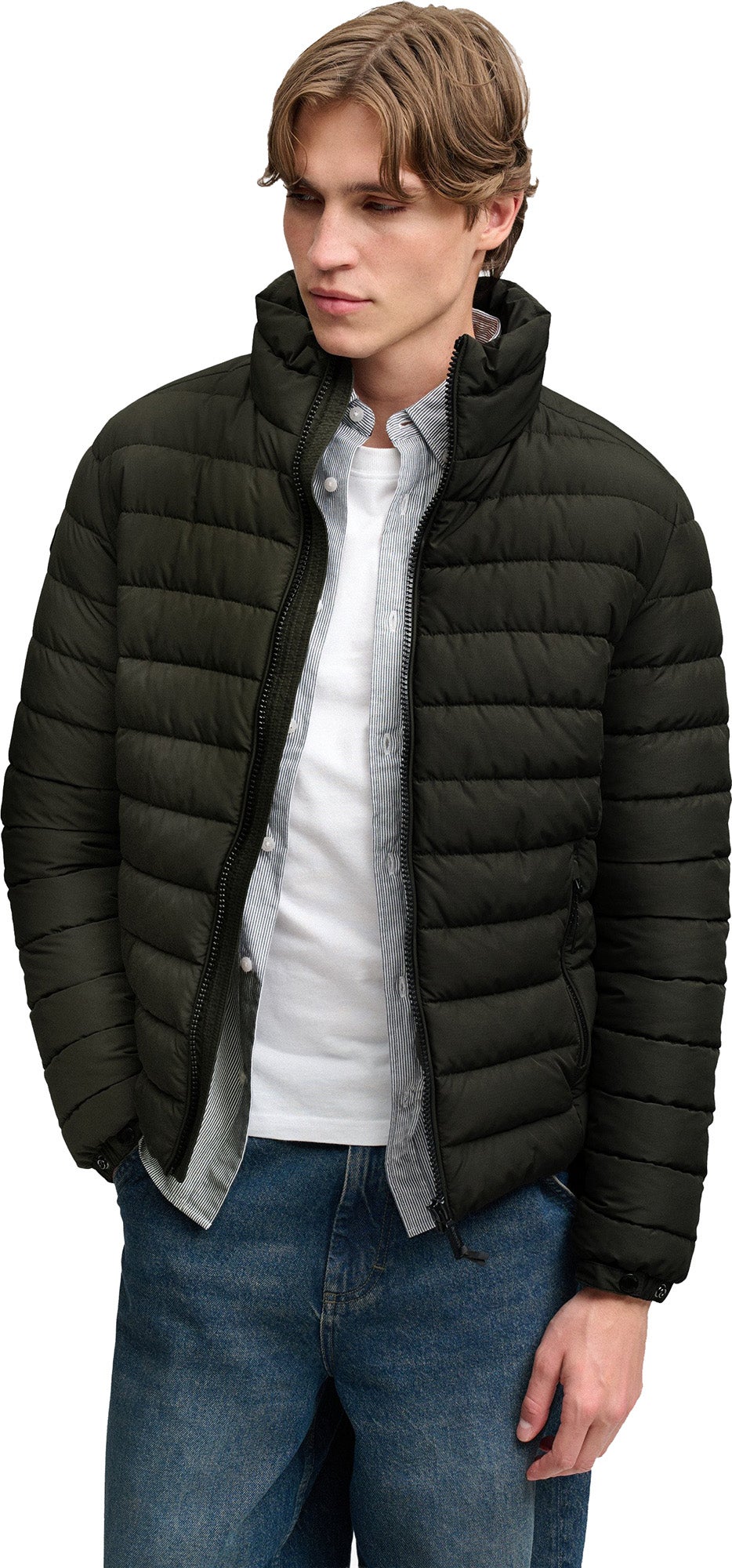 Superdry & Co Fuji Veste matelassée olive/vert M Figure 8