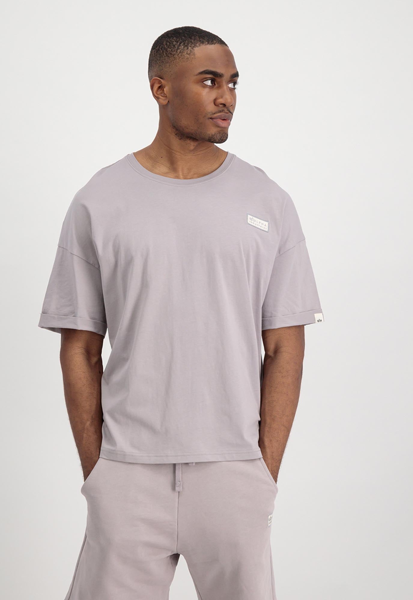 Alpha Industries Organics OS Roll-Up T T-shirt grå/antracit XL Figur 1