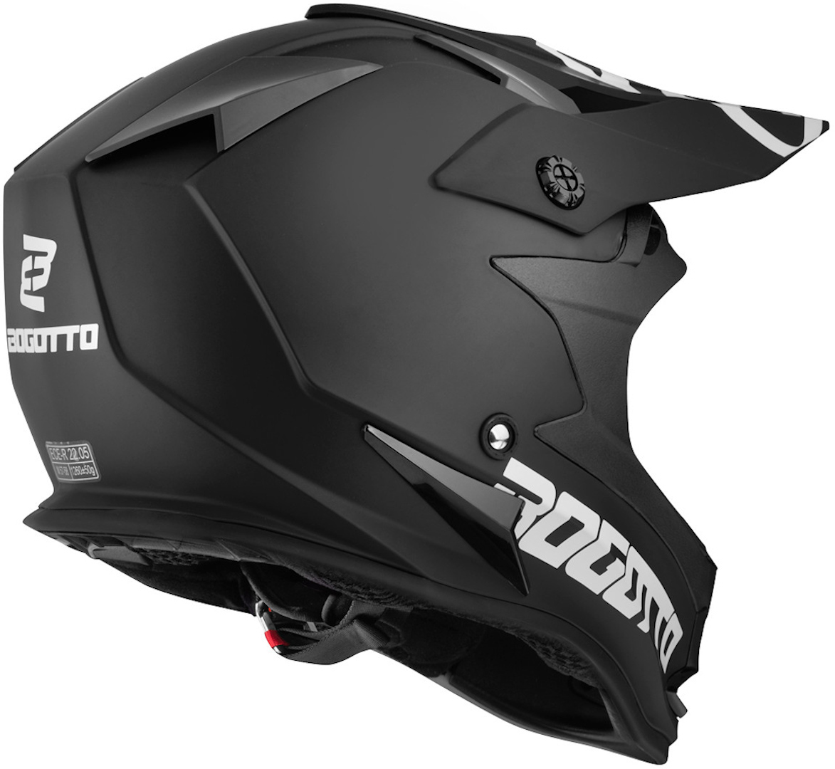Bogotto V321 Solid Kask motocrossowy Black Matt S Rysunek 2