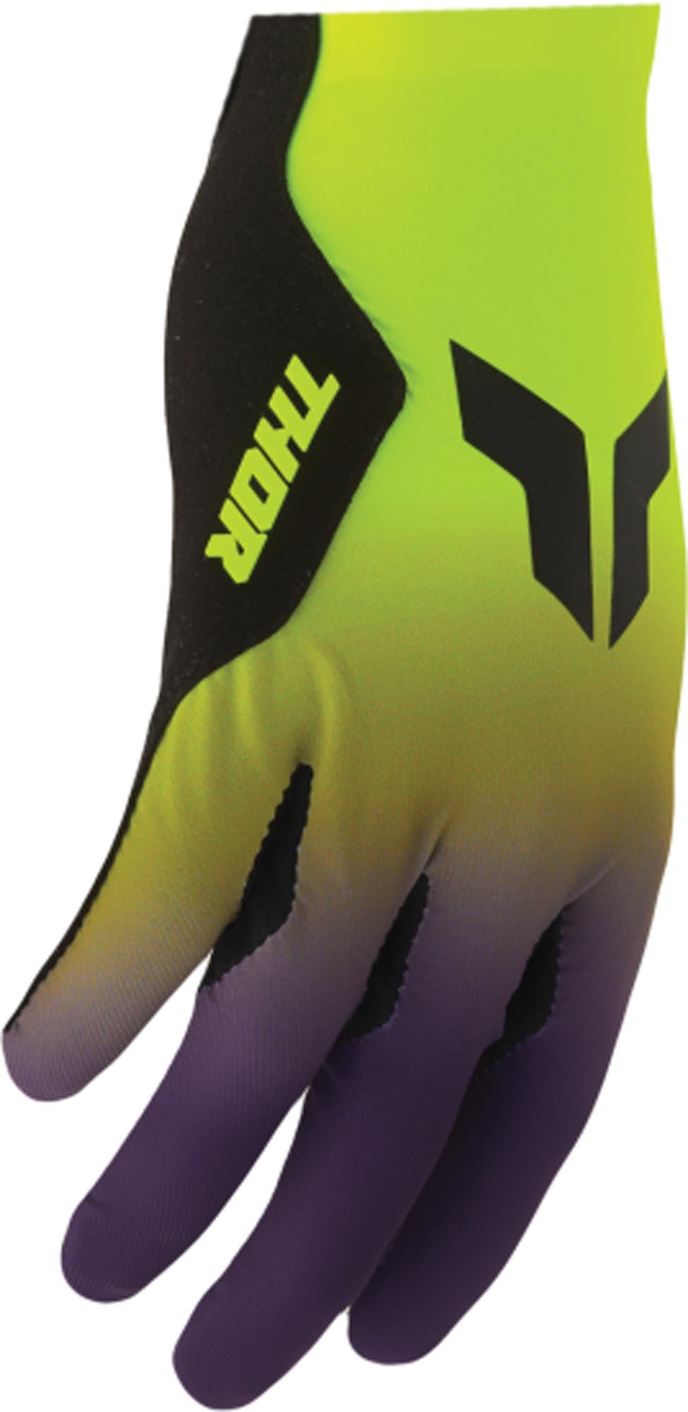 Thor Sportmode Iconic Motocrosshandsker lilla/gul M Figur 3