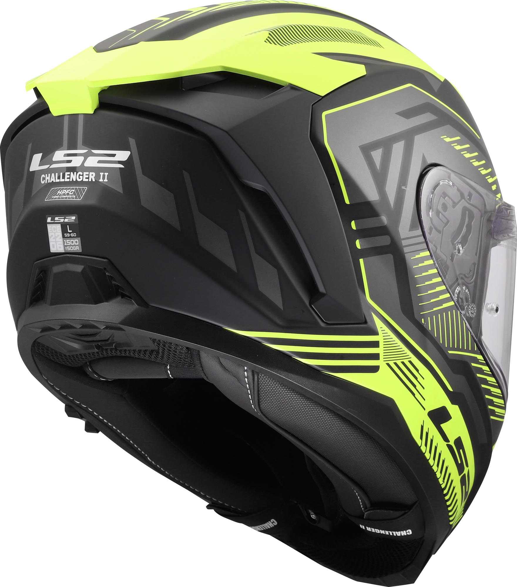 LS2 FF817 Challenger II Dravix Casque noir/jaune L (59/60) Figure 5
