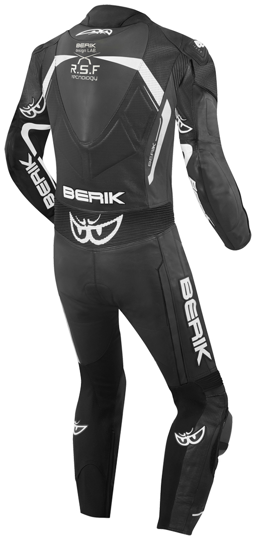 Berik RSF-Teck geperforeerd eendelig motorfiets lederen pak zwart/wit 50 Figuur 2