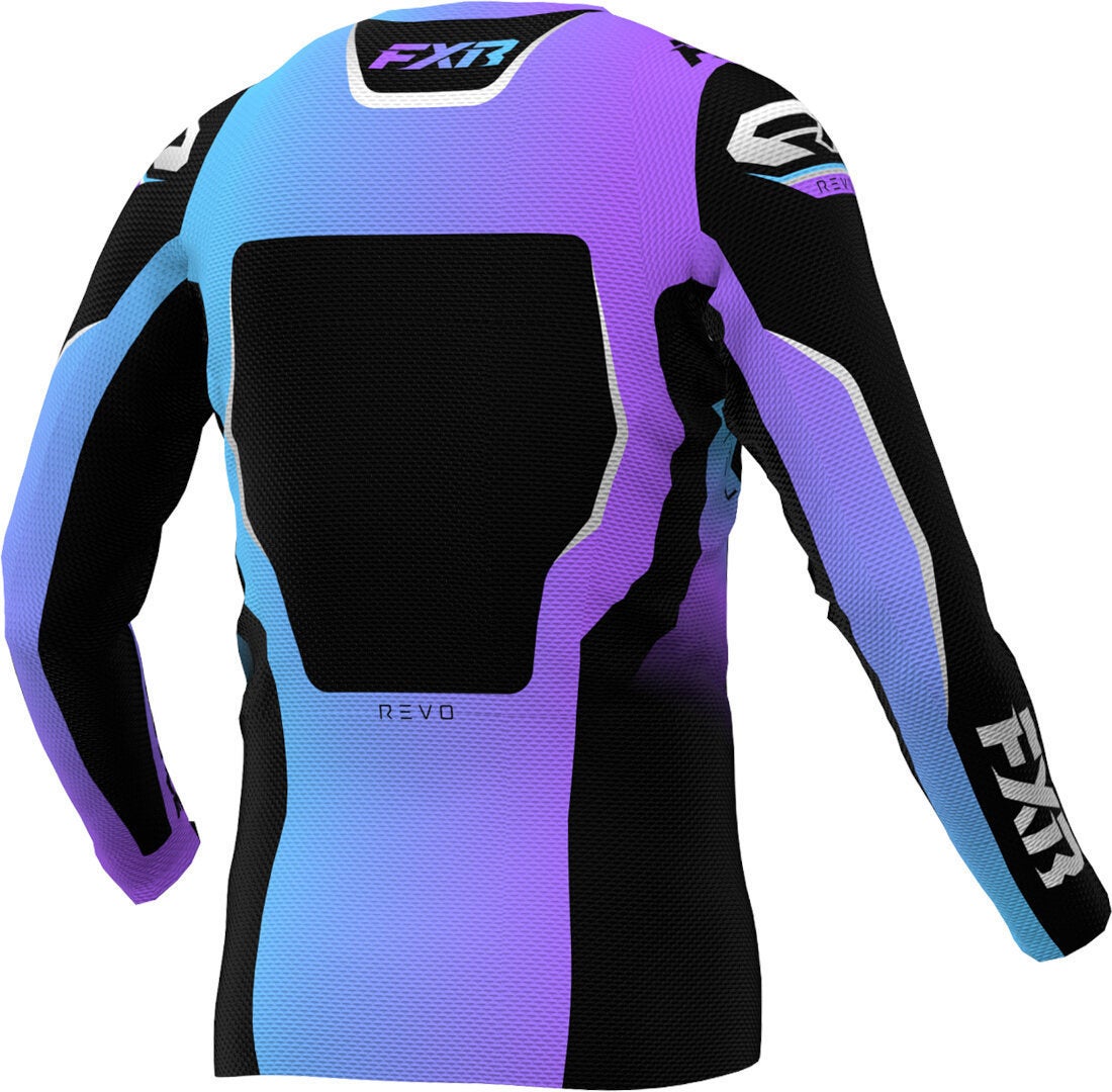 FXR Revo 2025 Maillot de motocross violet/bleu L Figure 2
