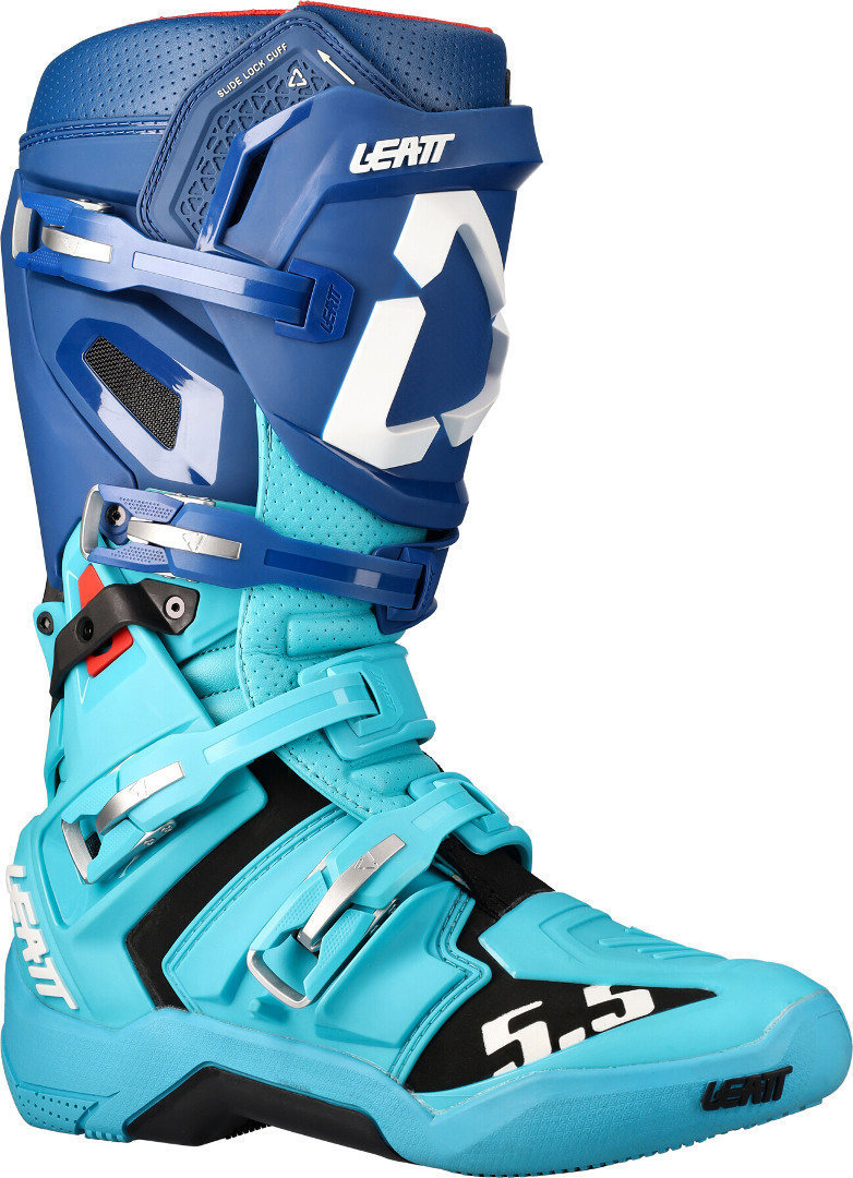 Leatt GPX 5.5 FlexLock Bottes Motocross Bleu foncé/bleu clair 42 Figure 1