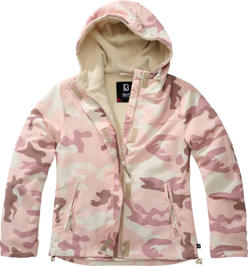 Brandit Windbreaker Frontzip Ladies Jacket pink L Figure 1