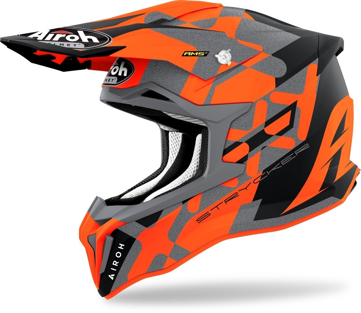 Airoh Strycker XXX Carbon Motokrosová přilba Oranžová mat S (55/56) Obrázek 1