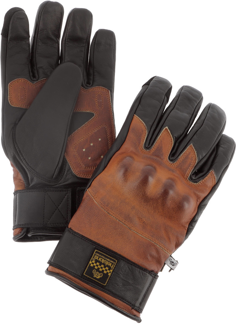 Helstons Glory Motorradhandschuhe schwarz/hellbraun 9 Abbildung 2
