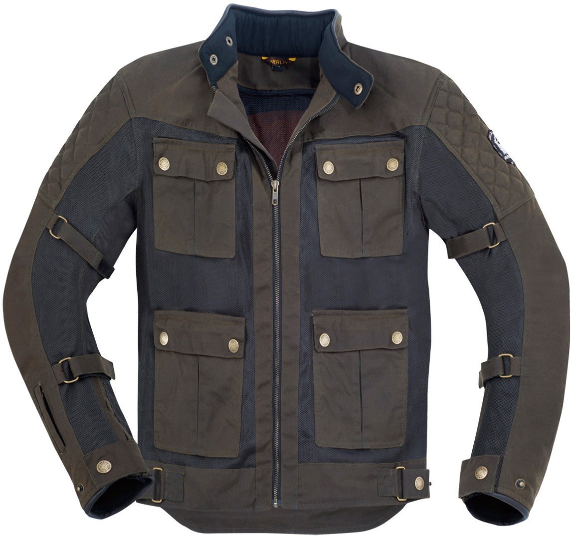 Merlin Chigwell Utility Motorcycle Waxed Jacket olive XL Figure 3