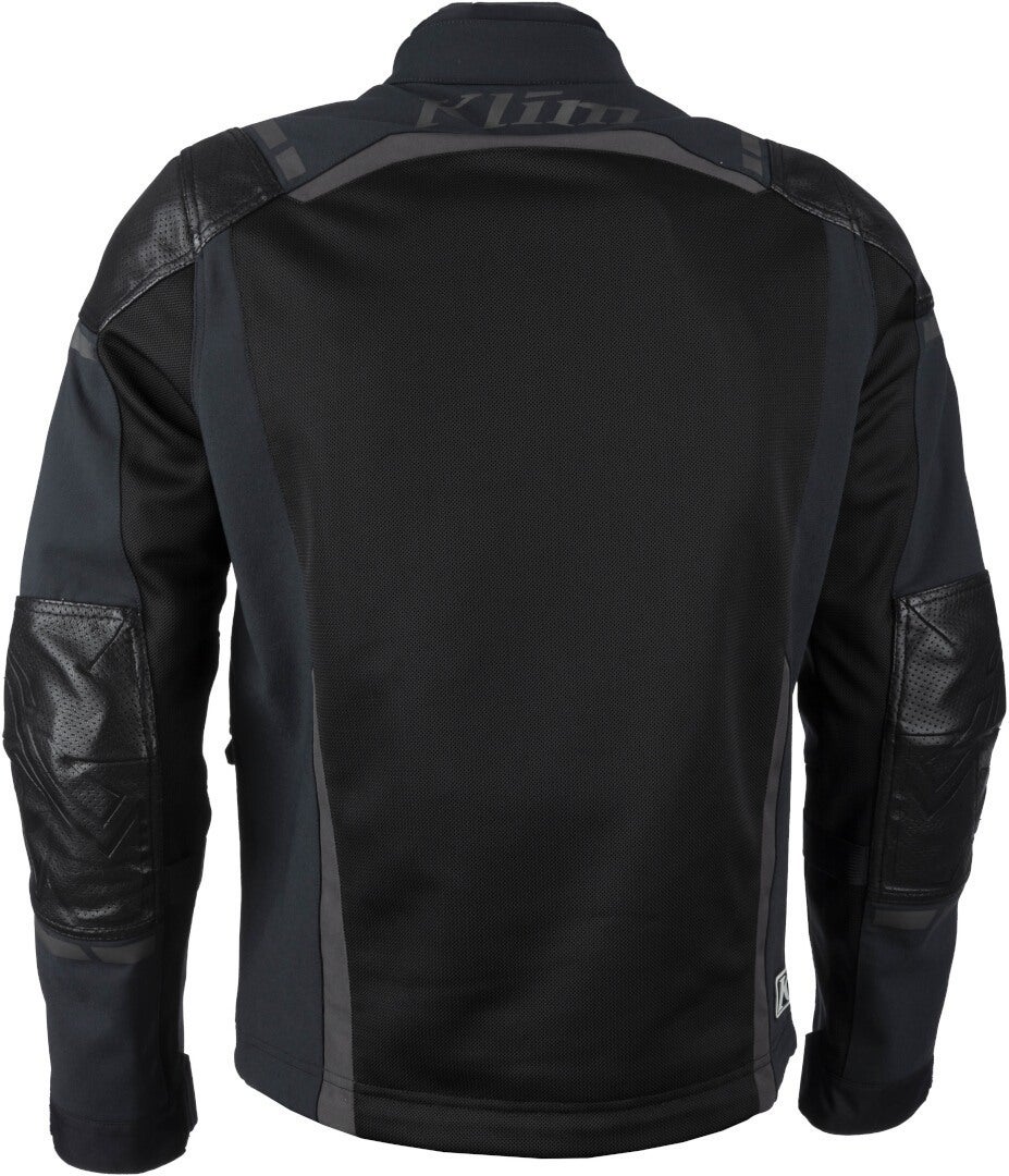 Klim Induction Pro 2025 Perforeret motorcykel mesh læder-/tekstiljakke Sort XXL Figur 3