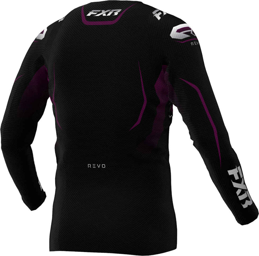 FXR Revo 2025 Motocross tröja svart/vit/lila S Figur 2