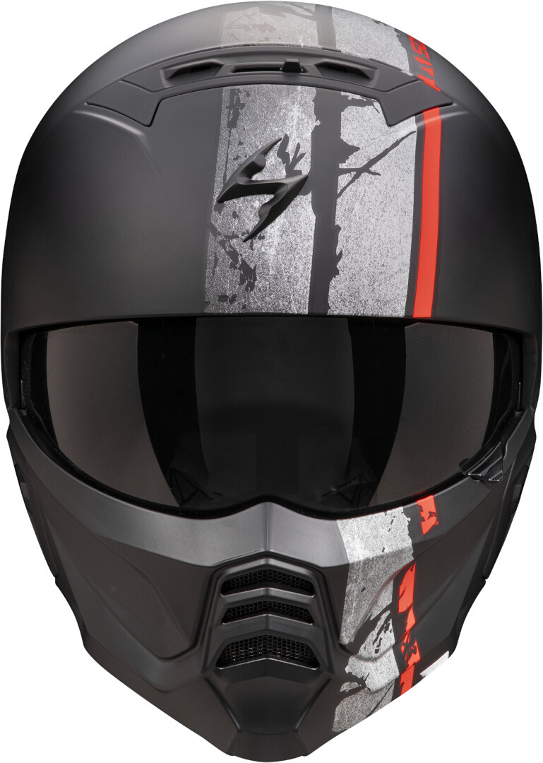 Scorpion EXO-Combat II Lord Cască Negru mat/roșu XS (54/55) Figura 3
