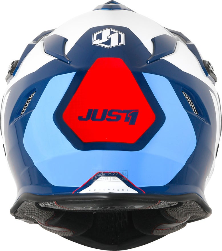 Just1 J34 Pro Tour Casco motocross rosso/blu S (55/56) Figura 3