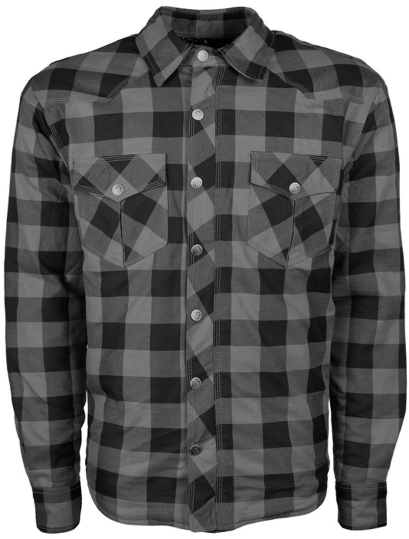 GMS Jaguar Camicia moto nero/grigio 6XL Figura 2