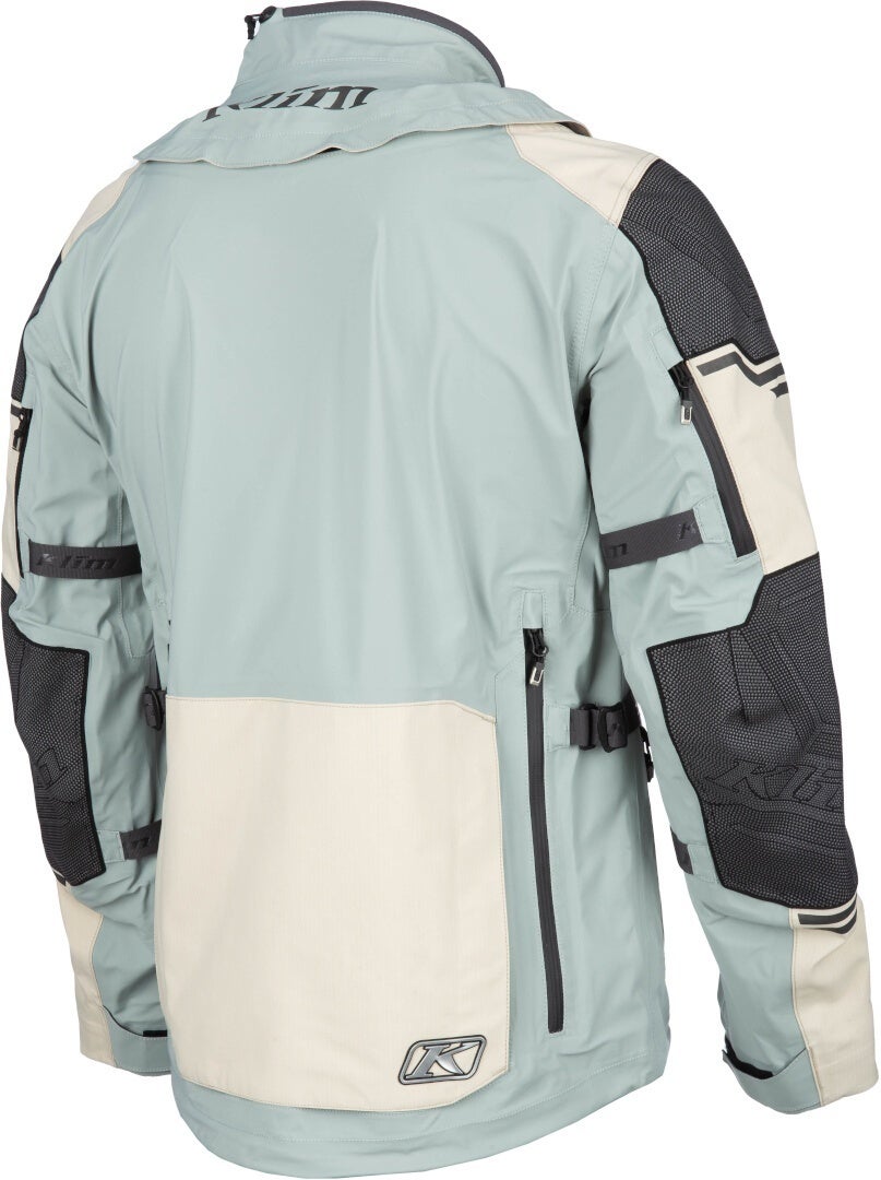 Klim Adventure Rally Gore-Tex Enduro Motorcycle Textile Jacket grey/mint/orange XXL Figure 6