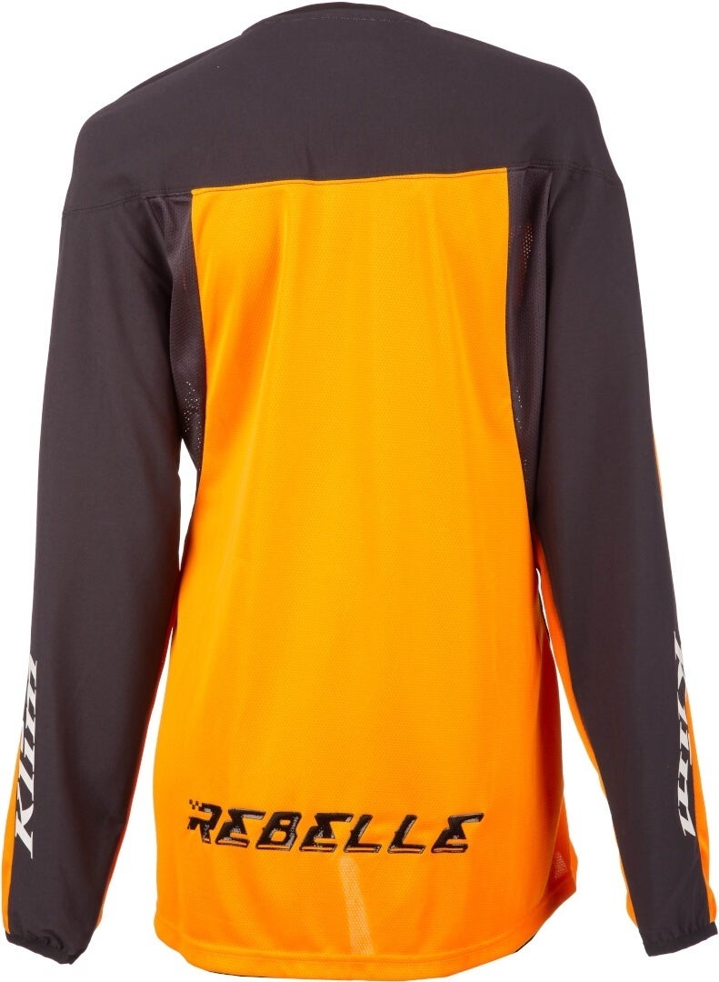 Klim Rebelle Dame Motocross trøje orange/sort XXL Figur 4