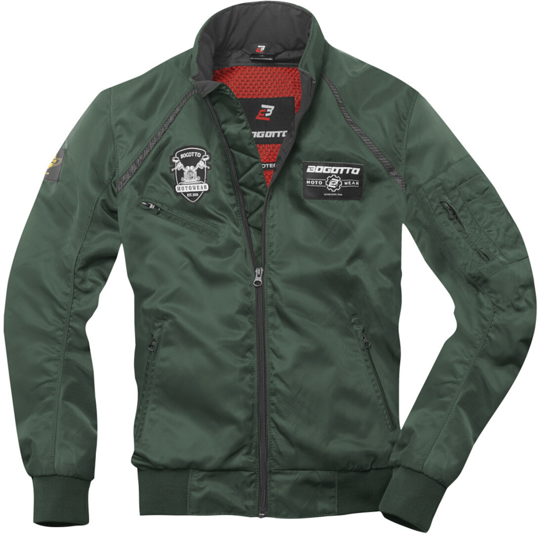 Bogotto Boston Motorcycle Textile Jacket dark green L Figure 5