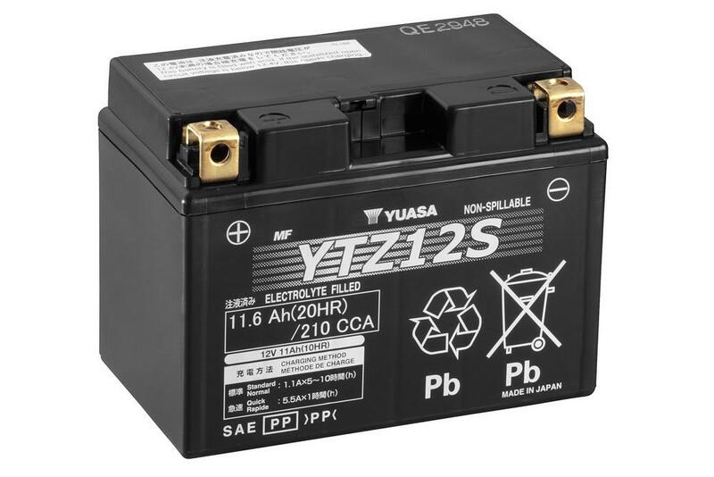 YUASA YUASA Batteri YUASA W/C Underhållsfri fabrik aktiverad - YTZ12S Underhållsfritt AGM högpresterande batteri Figur 2