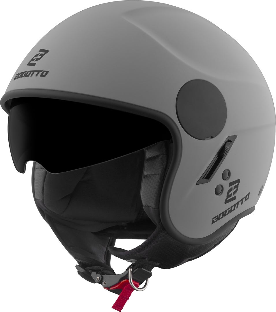 Bogotto Women's Grey Matt H595 Spn Jet Helmet