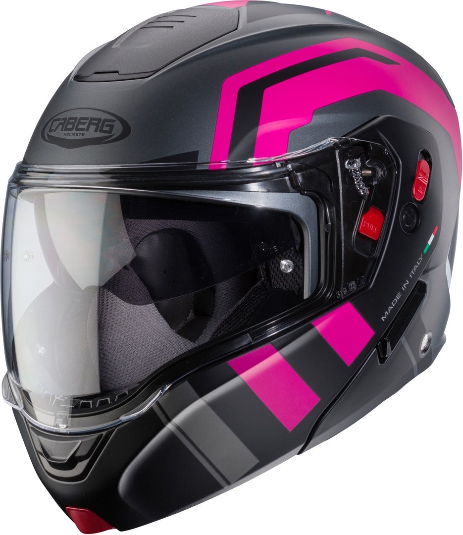 Caberg Horus X Road Klapphelm grau/fuchsia L (59/60) Abbildung 1