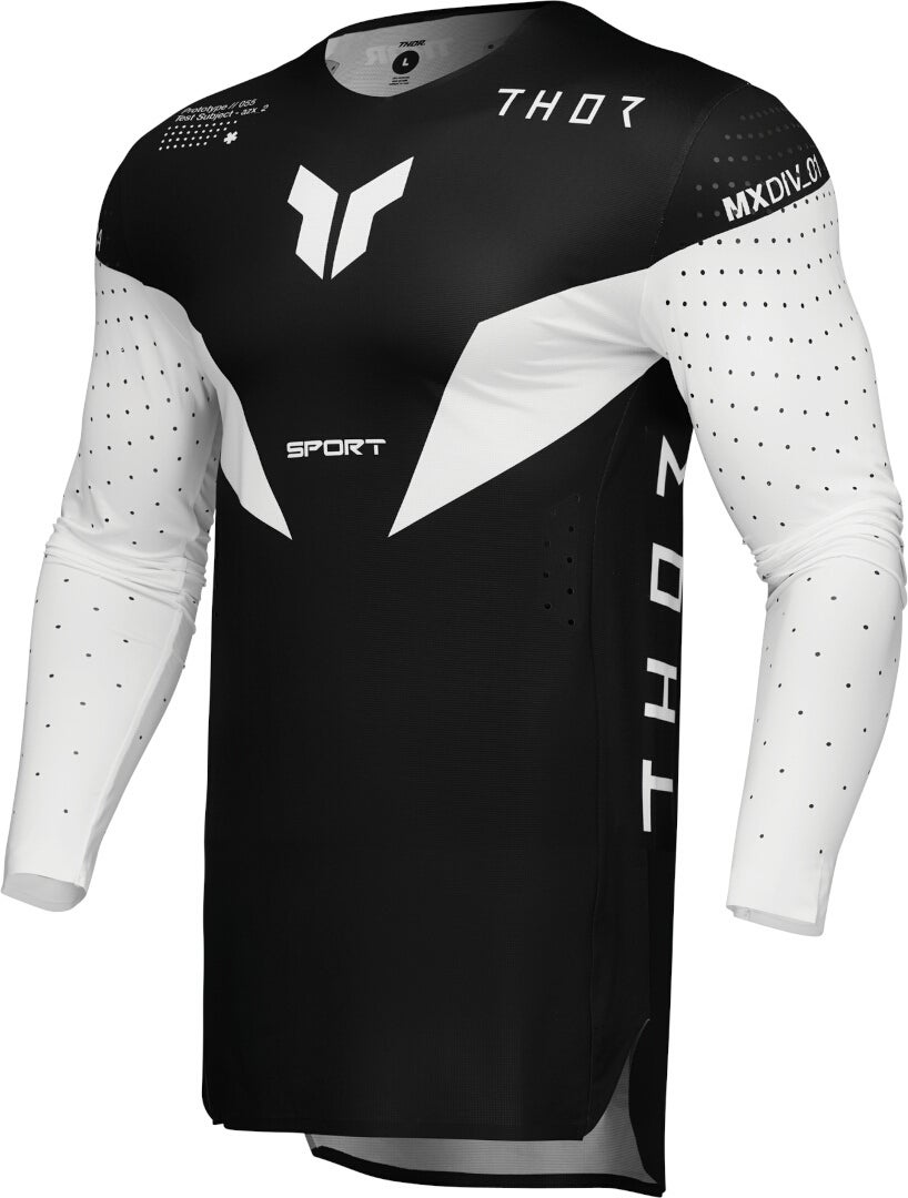 Thor Sportmode Strike Motokrosový dres černobílá XXL Obrázek 1