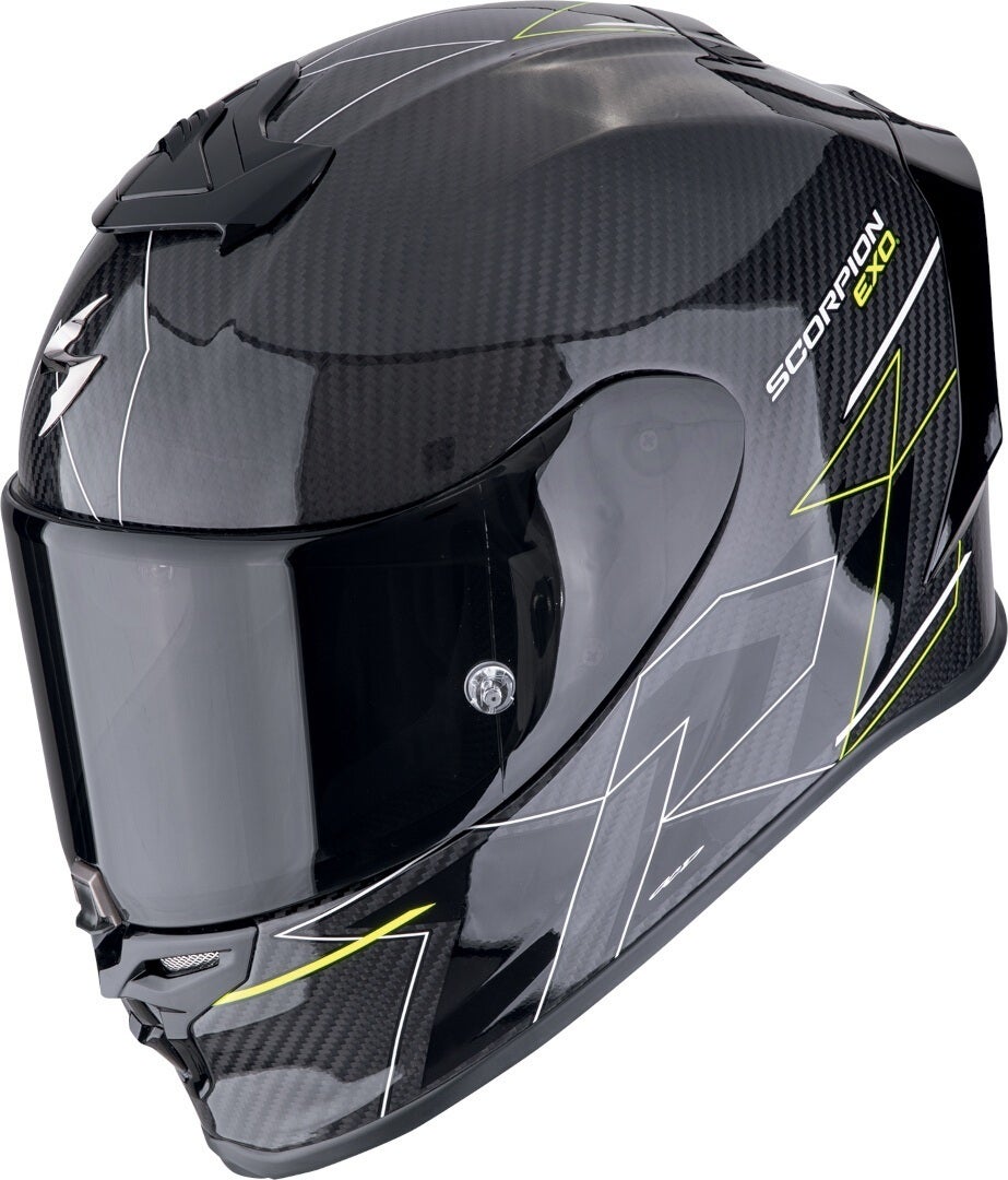 Scorpion EXO R1 Evo Carbon Air Cynergy Casco nero/giallo XL (61/62) Figura 1