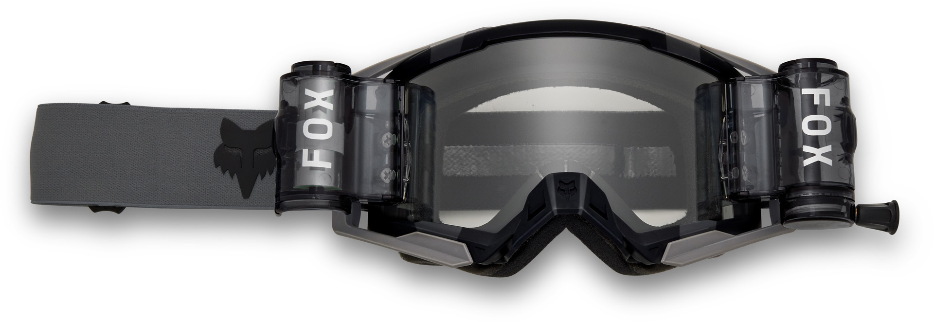 FOX Airspace Roll-Off Ochelari de motocross negru Figura 1