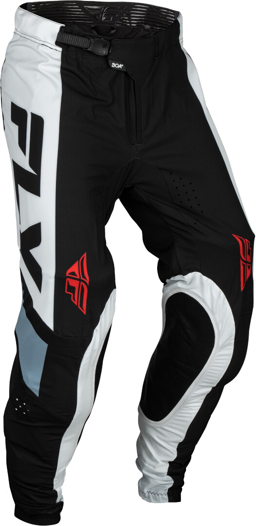 Fly Racing Lite 2024 Motocross bukser sort/hvid/grå 32 Figur 1