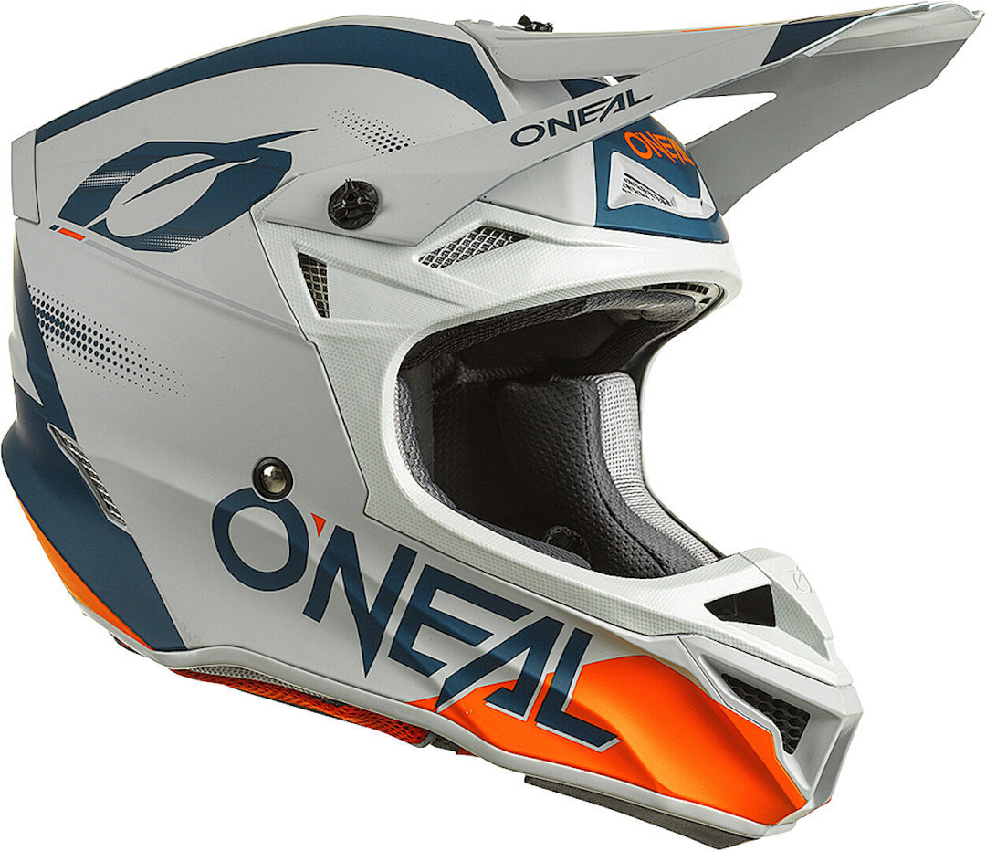 Oneal 5Series Haze V.22 Motocross hjälm vit/blå/orange XS (53/54) Figur 3