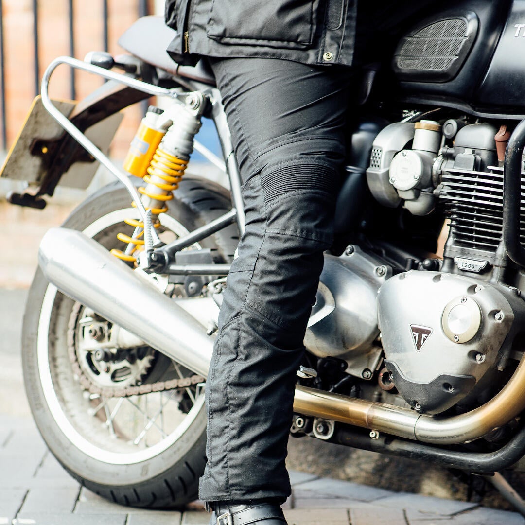 Merlin Lombard Lite Motorcycle Textile Pants black L Figure 4