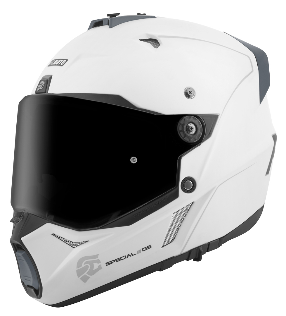 FC-Moto Merkur Pro Straight Cască Enduro Alb mat XS Figura 3