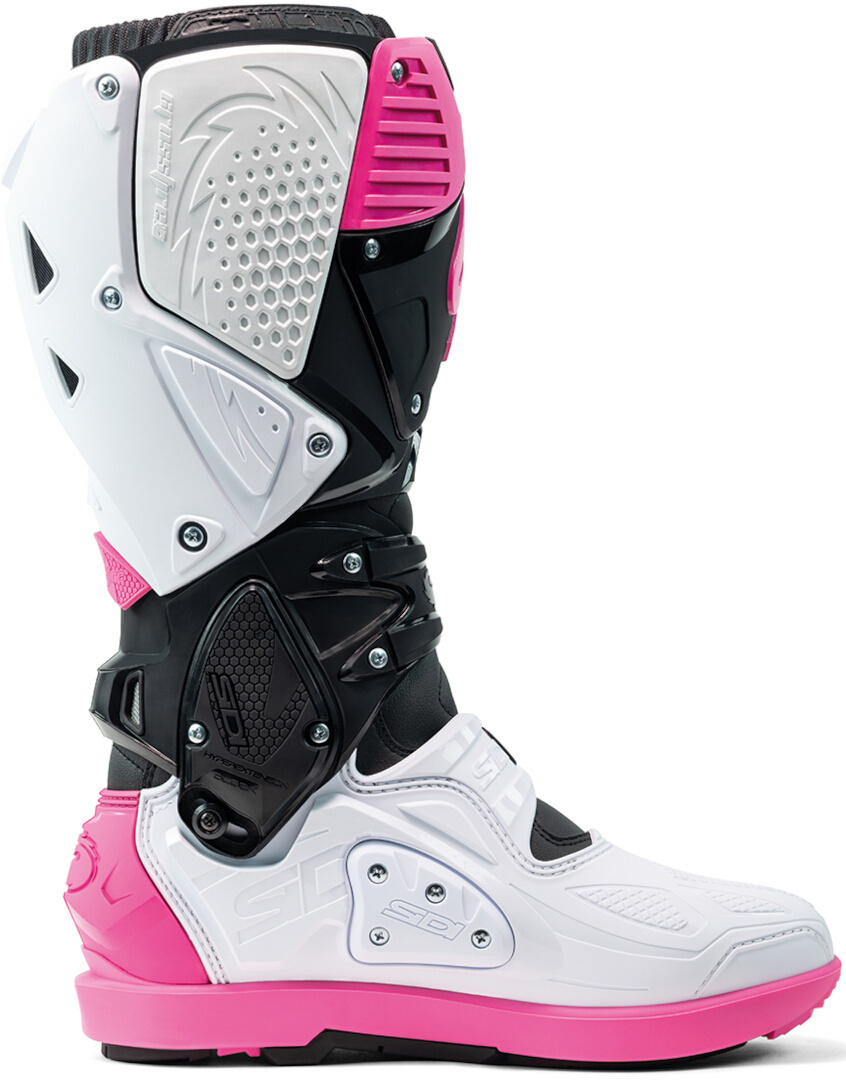 Sidi Crossfire 3 SRS Bottes Motocross noir/blanc/rose 45 Figure 4