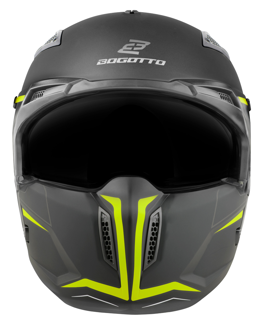 Bogotto Radic WN-ST Cască galben/negru S Figura 8