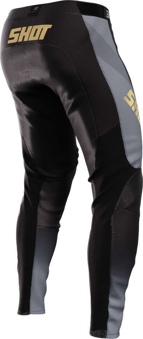 Shot Aerolite Honor Motocross bukser Sort/guld 42 Figur 2