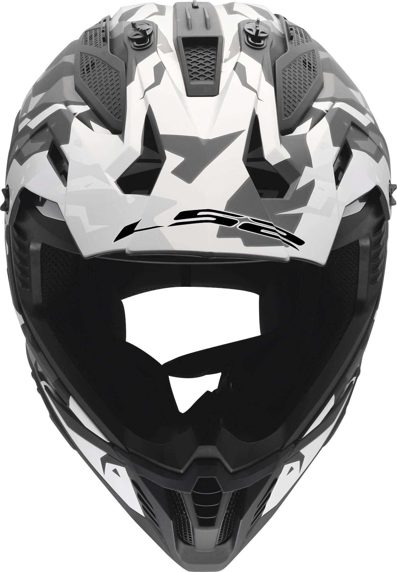 LS2 MX708 Fast II Grotesk Casco da motocross nero/grigio XXXL (65/66) Figura 9
