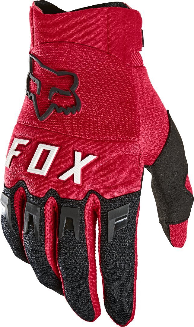FOX Dirtpaw Mănuși de motocross Roșu/Negru S Figura 1
