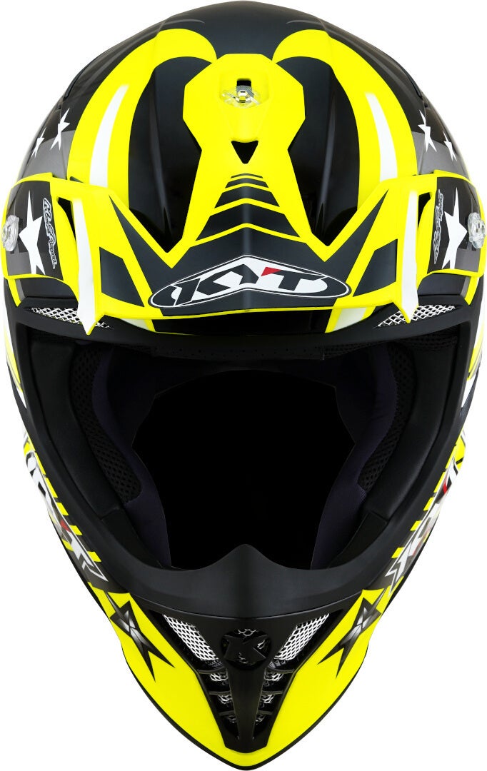 KYT Skyhawk Ardor Casco motocross giallo L (59/60) Figura 8