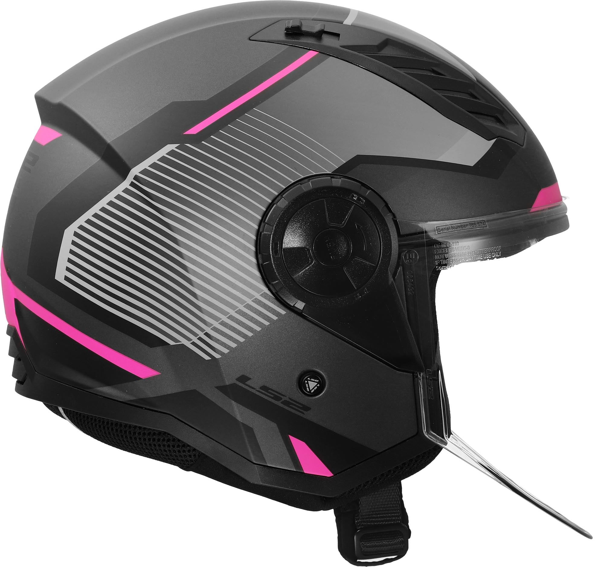 LS2 OF616 Airflow II Solar Cască cu reacție Gri/roz L (59/60) Figura 4
