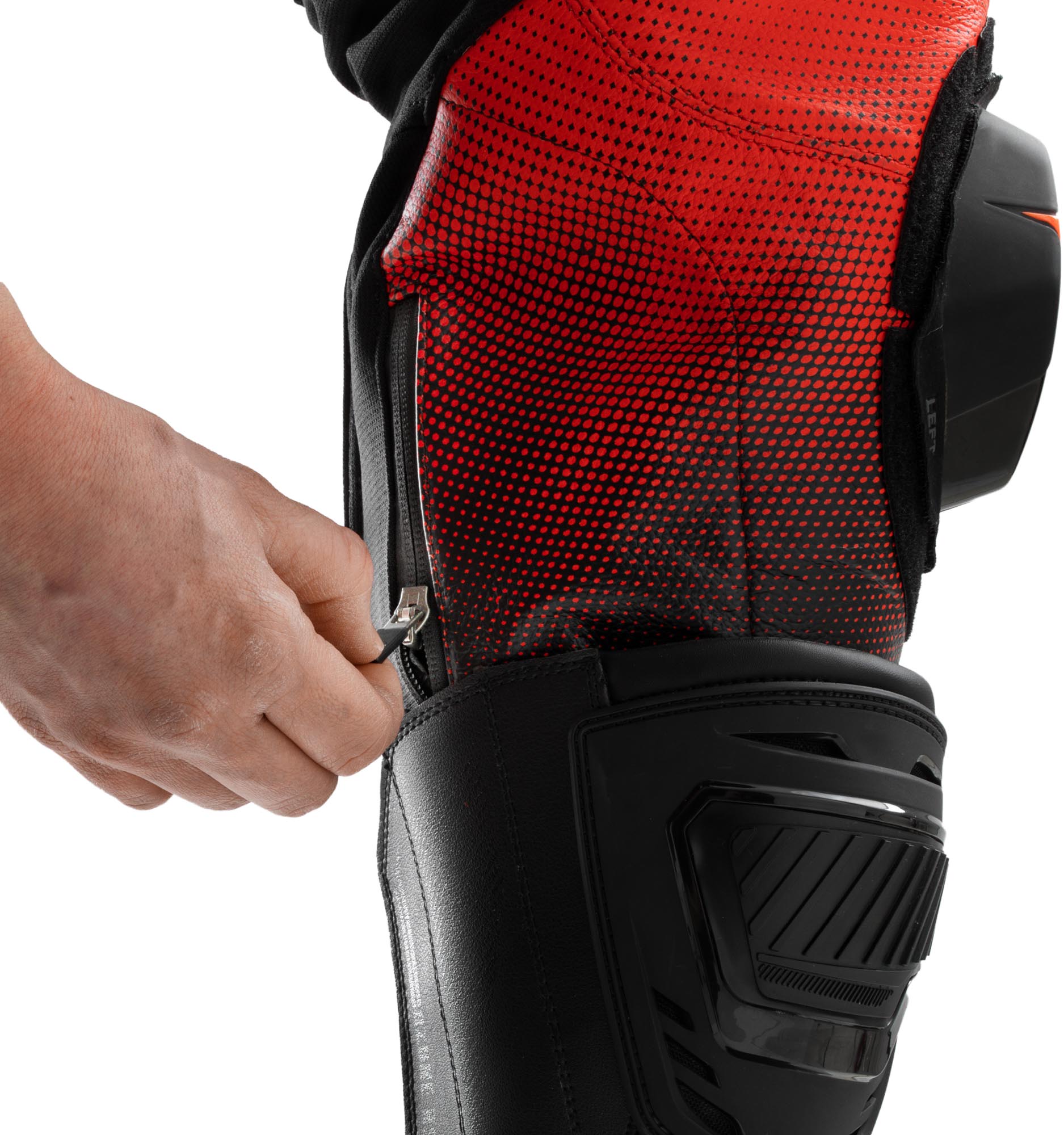 Side view of Rebelhorn Inferno Motorcycle Leather Pants