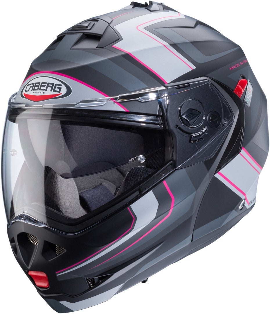 Caberg Duke X Tour Klapphelm grau/fuchsia S (55/56) Abbildung 1
