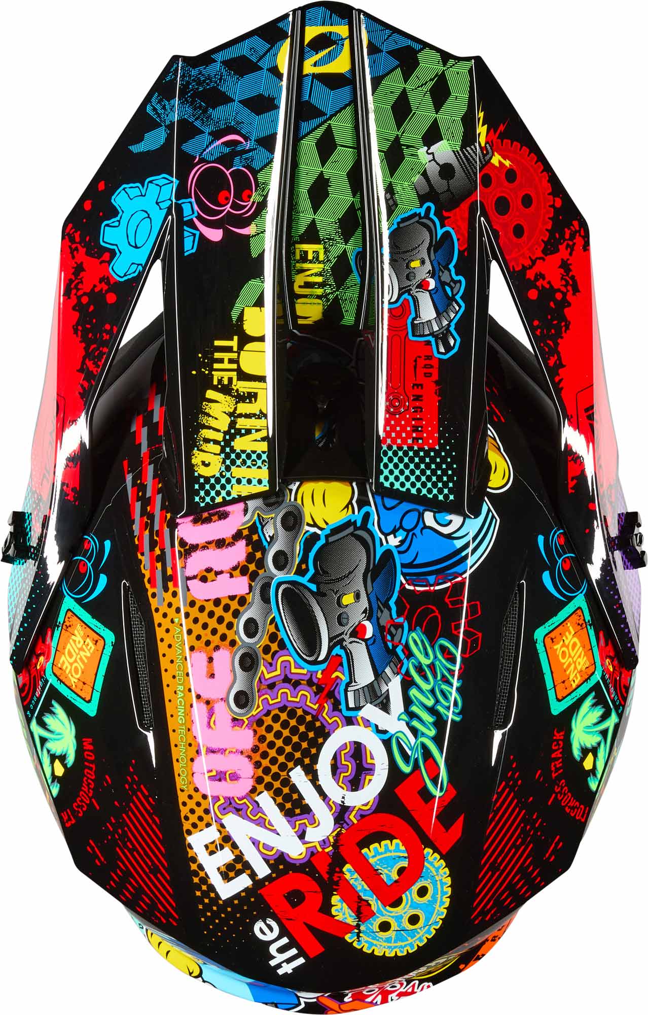Oneal 1SRS VIBRANT Youth Motocross Helmet colorful Y/XL (51-52) Figure 7