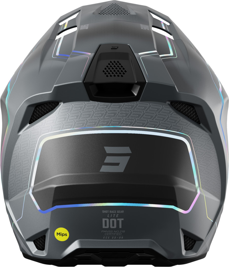 Shot Lite Challenger Cască de motocross Gri L (59/60) Figura 3