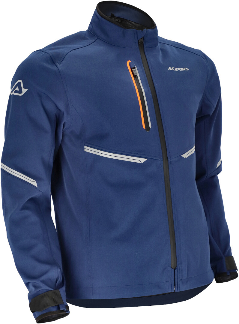 Acerbis X-Duro WP Motocross Jacket blue/orange L Figure 1