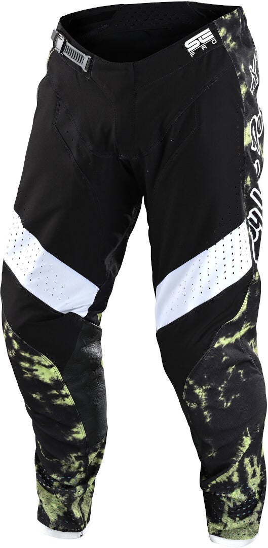 Troy Lee Designs SE Pro Dyeno Motocross bukser sort/grøn 36 Figur 1
